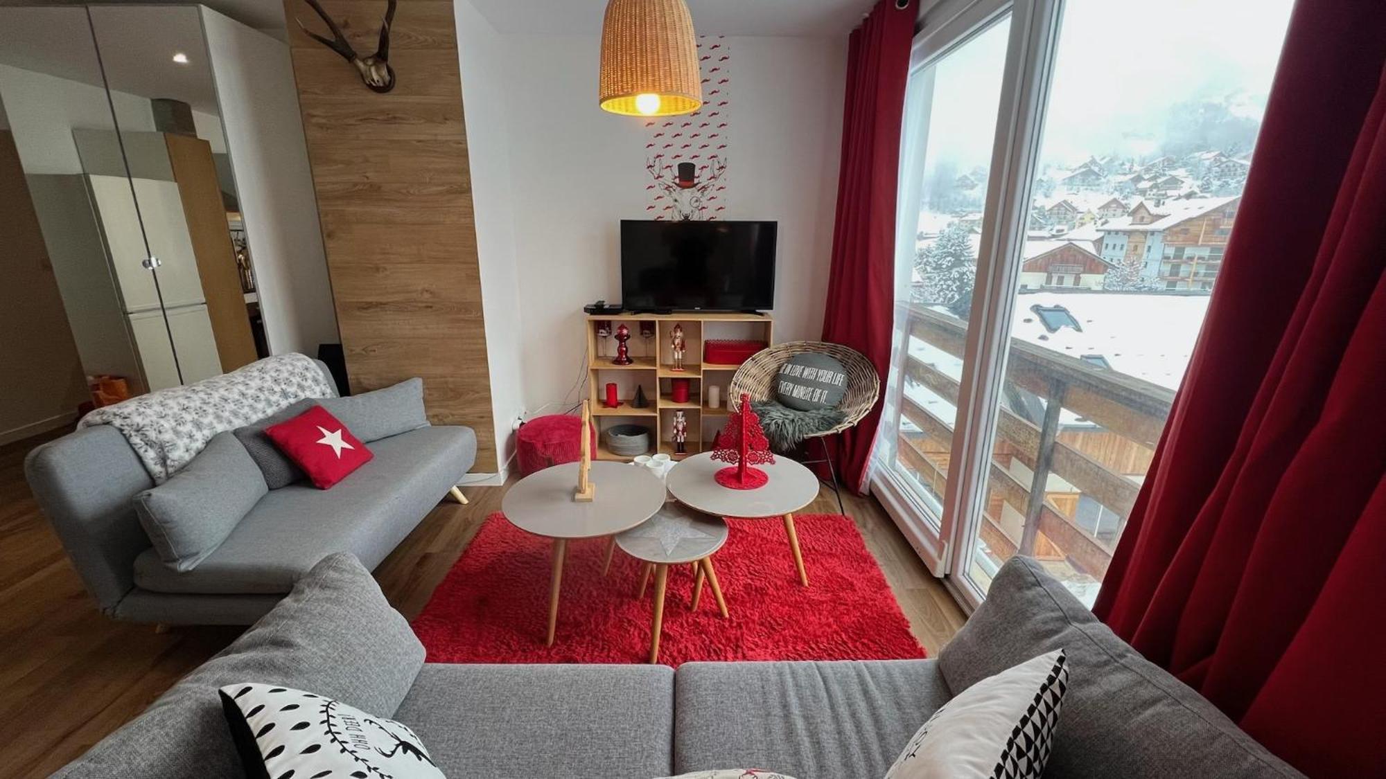 Rouge Canneberge -8 Personnes- 84M2 Vue Degagee Setaz Valloire Exterior foto